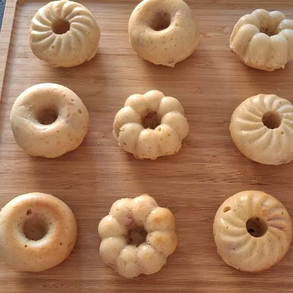 Mini donuts fromage/ dés d'épaule 