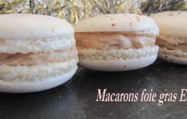 MACARONS FOIE GRAS PIMENT ESPELETTE