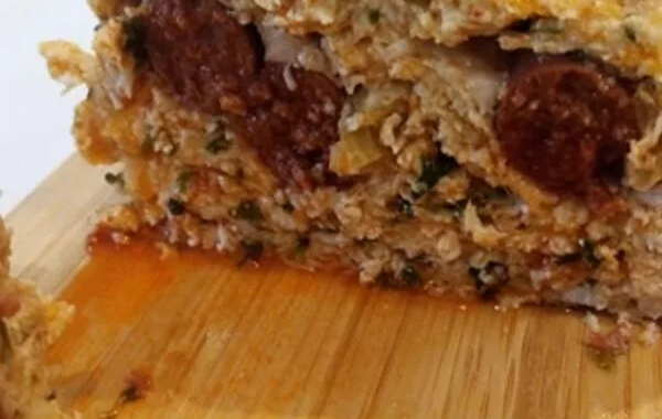 Roulé de poulet aux merguez