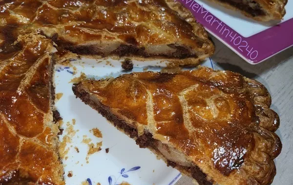 Galette des rois poire chocolat