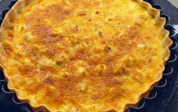 Tarte au fromage ensoleillée