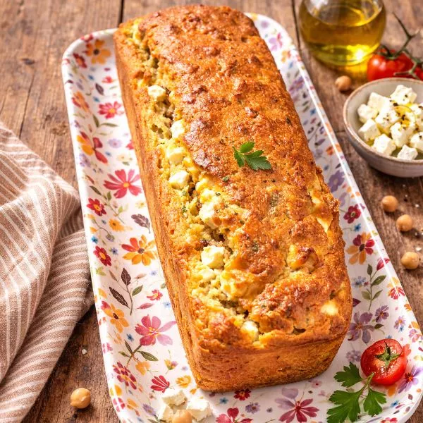CAKE POIS CHICHE & FETA
