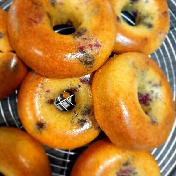 Donuts framboises / chocolat lait