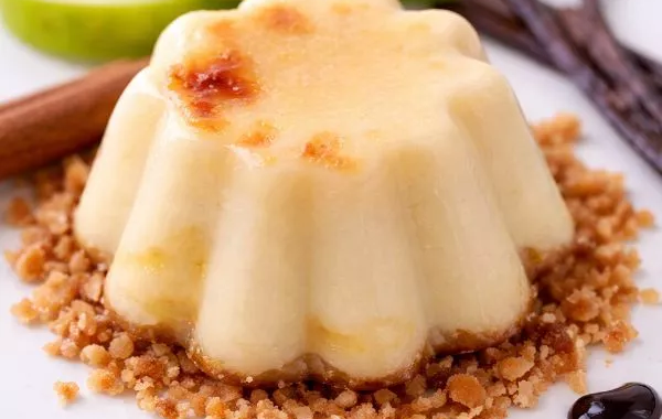 Entremets pomme vanille