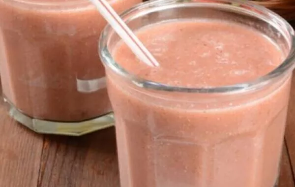 Smoothie / Milk shake végétal bananes fraises