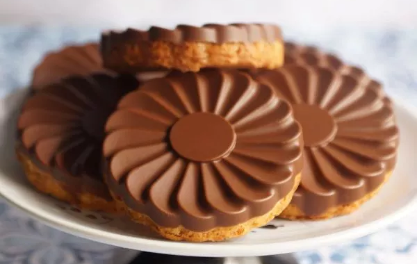 Sablé breton/coque en chocolat