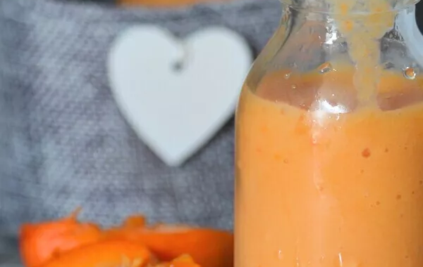 Smoothie abricot, nectarine, amande