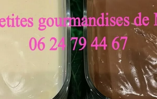 Crèmes Dessert vanille chocolat comme une Danette