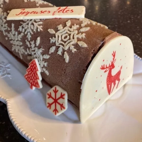 Bûche Chocolat Poires