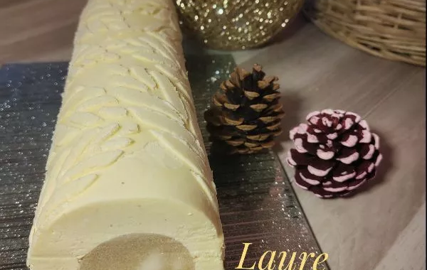 Bûche Vanille Poires Spéculos