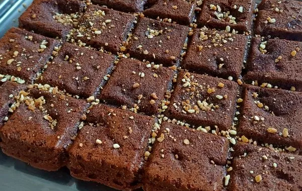 Brownie aux noix de pécan caramélisées