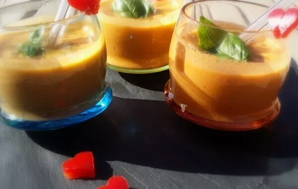 Gaspacho courgettes et tomates