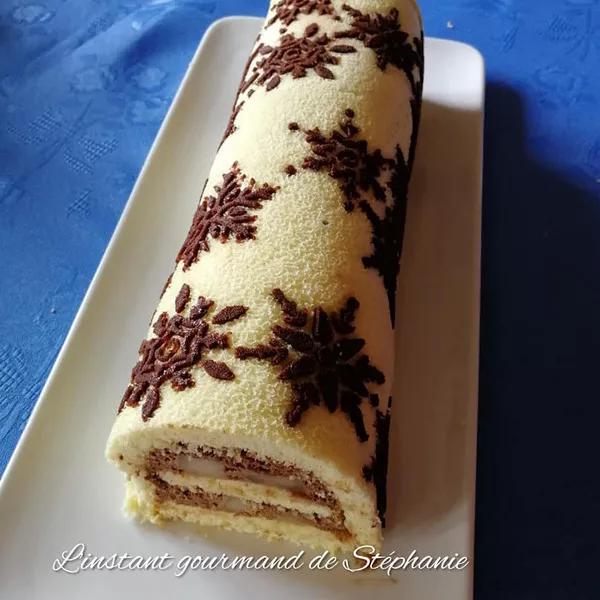 Bûche poire - chocolat