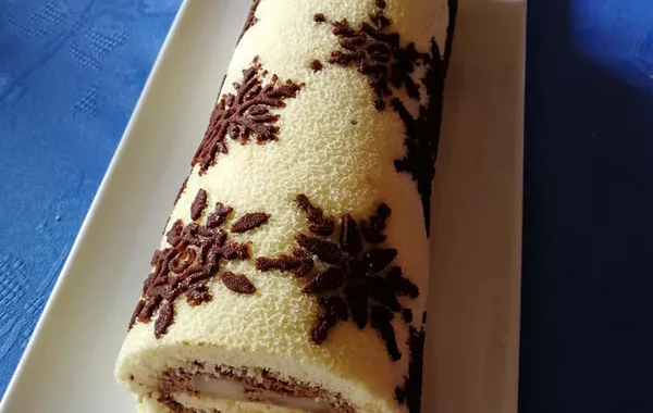 Bûche poire - chocolat