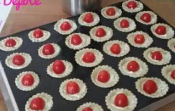 Minis Tartelettes tomates cerises boursin