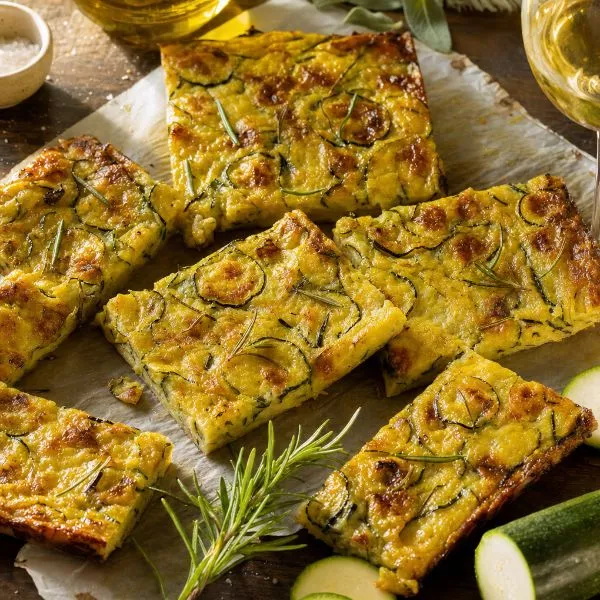 Scarpaccia de courgettes