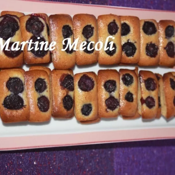 Mini financiers aux myrtilles sans cook'in