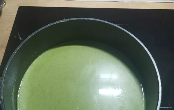 Velouté de fanes de radis