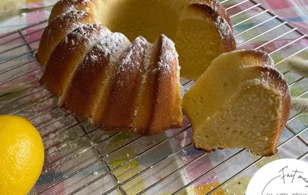 Gâteau italien au citron et crème fraîche