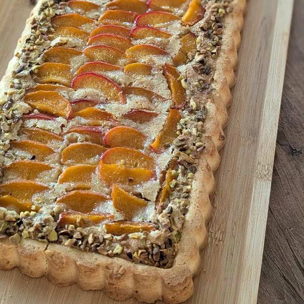 Tarte abricot & pistache
