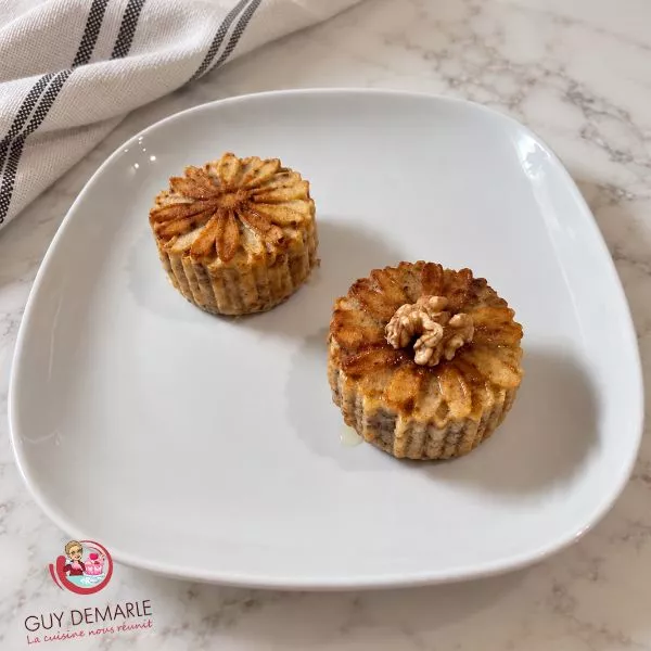 MUFFINS CHEVRE, MIEL & NOIX