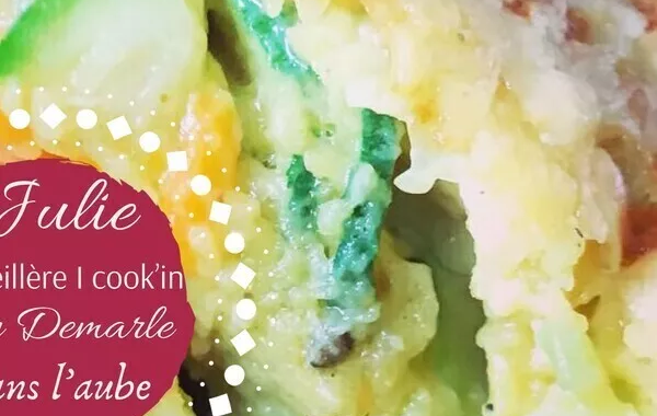 Gratin courgettes carottes au curry