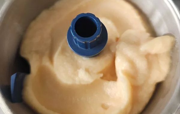 Sorbet à la pêche blanche