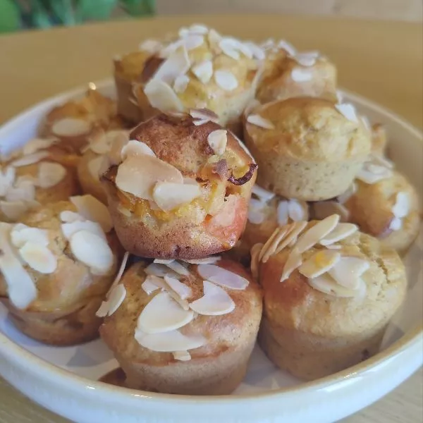 mini muffins abricots amandes