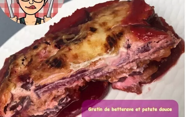 Gratin de betteraves et patates douces