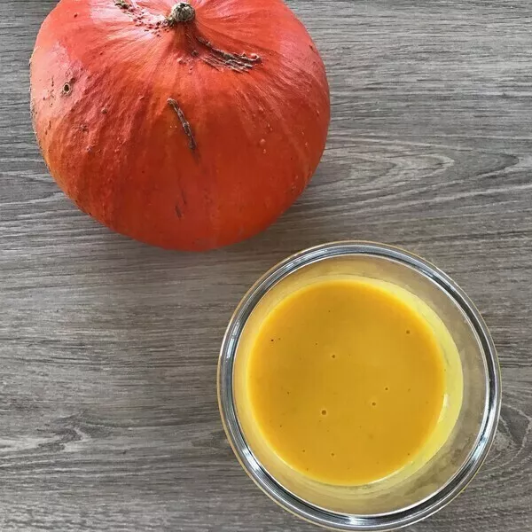 velouté potiron, carottes oignons 
