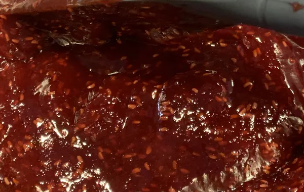Confiture de framboise pour macarons