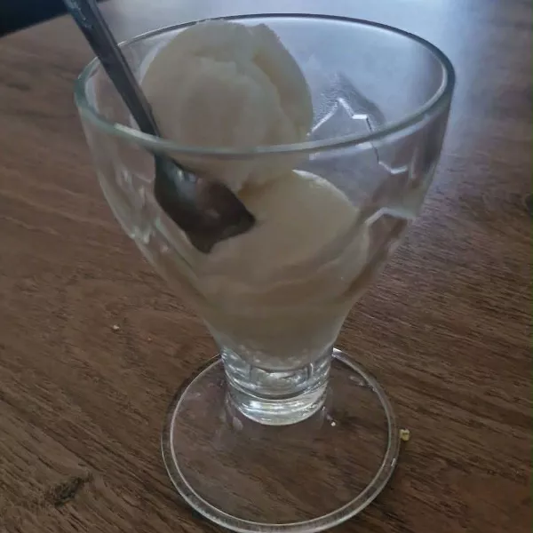 Sorbet à la menthe allégé