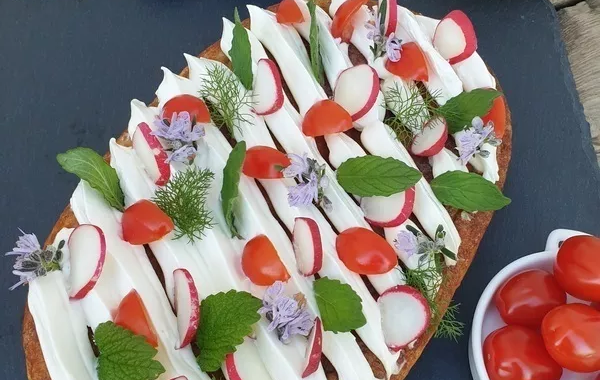 Pain de thon citronné aux petits légumes