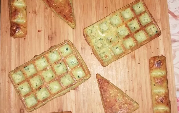 Gaufres Triangles et Quattro courgettes