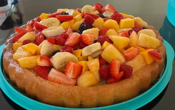 Tarte renversée baba au rhum Aux fruits