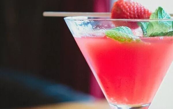 Cocktail vodka fraises