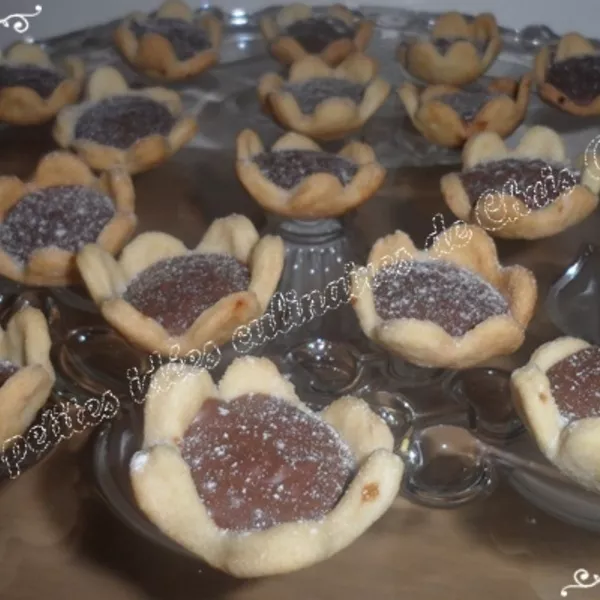Fleurs au chocolat
