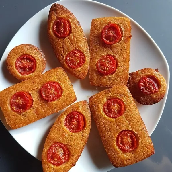 Financiers aux tomates cerise de Nathencuisine