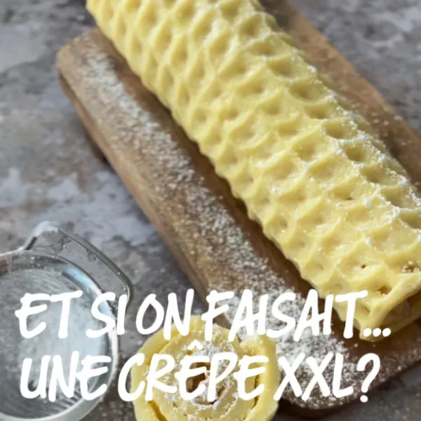 Crêpe géante