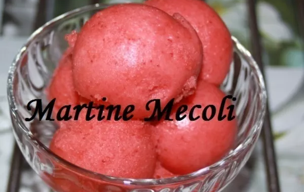 Mix pour sorbet à la fraise