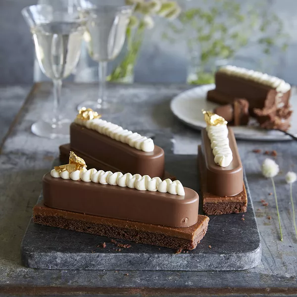 Petits gâteaux au chocolat et à la vanille
