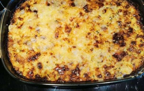 Gratin de pommes de terre fondant au cantal