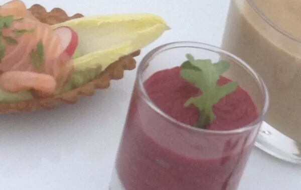 bettrave apéritive en verrine