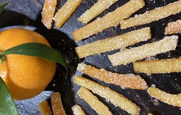Orangettes au sucre (ou au chocolat)