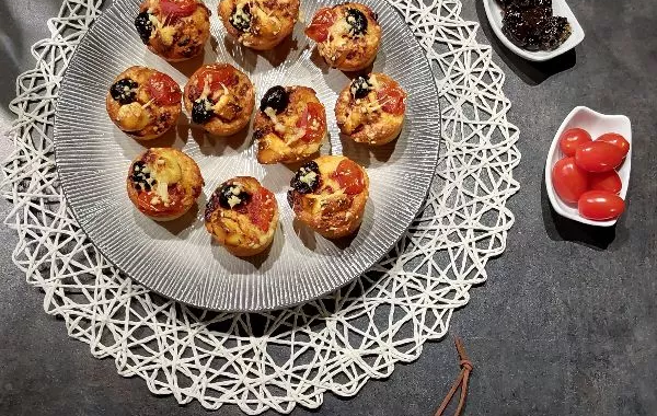 PETIT MUFFIN FAÇON PIZZA