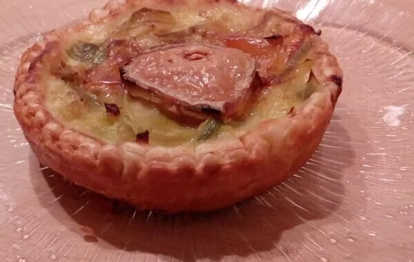 Quiche poireaux-chèvre