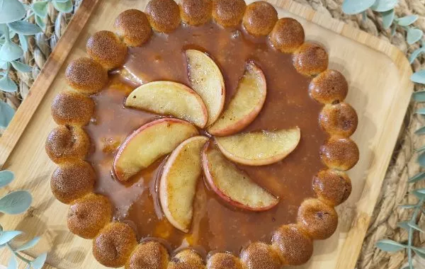Moelleux aux Pommes et Caramel