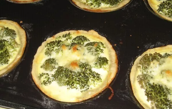 Quiche aux brocolis du jardin