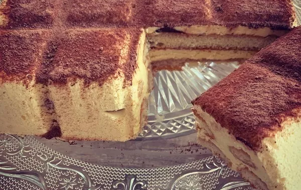 Tiramisu dans moule tablette