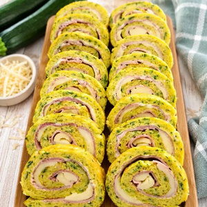 Roulé courgette jambon et mozzarella